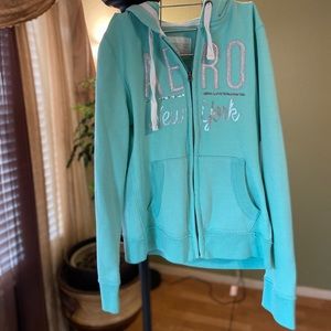 Teal Brand New Aeropostal Jacket